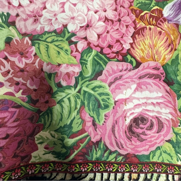 Vintage Mica Floral Tassel Beaded Skirt 8 - Picture 5 of 13